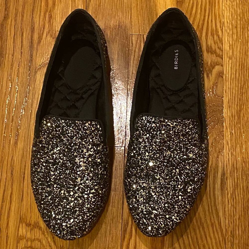Birdies The Starling Glitter Shoes